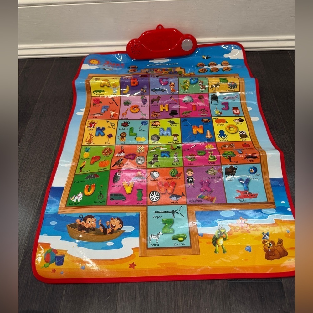 Just Smarty First Words Colorful Interactive Electronic Learning Mat for Kids - Picture 1 of 5